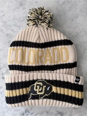 '47 Adult Colorado University CU Buffaloes Embroidered Cuffed Knit Beanie Hat